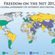 Illustration for article titled A Map of Internet Freedom Around the World
